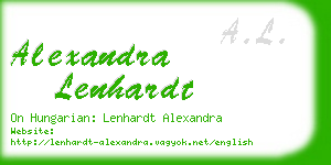 alexandra lenhardt business card